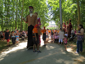 Bateig dels gegants de l'Esquerra del Ter, en Benet i la Carmen