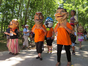 Bateig dels gegants de l'Esquerra del Ter, en Benet i la Carmen