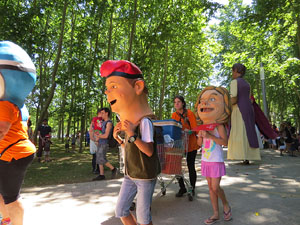 Bateig dels gegants de l'Esquerra del Ter, en Benet i la Carmen