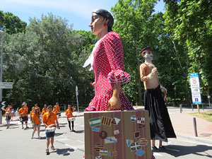 Bateig dels gegants de l'Esquerra del Ter, en Benet i la Carmen
