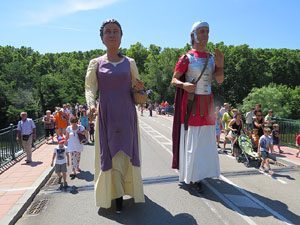 Bateig dels gegants de l'Esquerra del Ter, en Benet i la Carmen