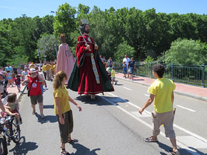 Bateig dels gegants de l'Esquerra del Ter, en Benet i la Carmen
