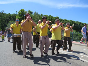 Bateig dels gegants de l'Esquerra del Ter, en Benet i la Carmen