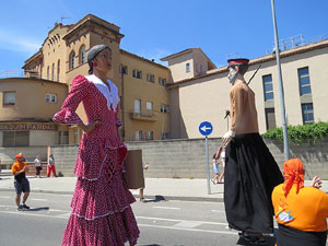 Bateig dels gegants de l'Esquerra del Ter, en Benet i la Carmen