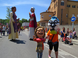 Bateig dels gegants de l'Esquerra del Ter, en Benet i la Carmen