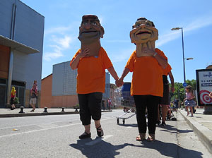 Bateig dels gegants de l'Esquerra del Ter, en Benet i la Carmen
