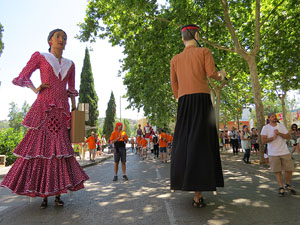 Bateig dels gegants de l'Esquerra del Ter, en Benet i la Carmen