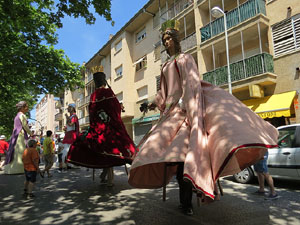 Bateig dels gegants de l'Esquerra del Ter, en Benet i la Carmen