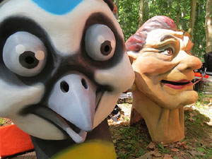 Bateig dels gegants de l'Esquerra del Ter, en Benet i la Carmen