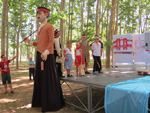 Bateig dels gegants de l'Esquerra del Ter, en Benet i la Carmen