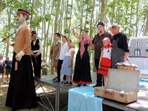 Bateig dels gegants de l'Esquerra del Ter, en Benet i la Carmen
