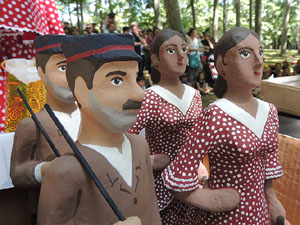 Bateig dels gegants de l'Esquerra del Ter, en Benet i la Carmen