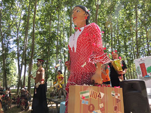 Bateig dels gegants de l'Esquerra del Ter, en Benet i la Carmen