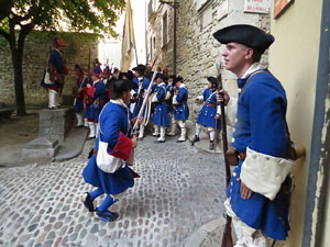 Girona resisteix! Jornades de recreaci&oacute; hist&ograve;rica de la Guerra de Successi&oacute;. Combat als carrers Bellmirall - Alemanys