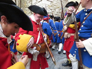 Girona resisteix! Jornades de recreaci&oacute; hist&ograve;rica de la Guerra de Successi&oacute;. Combat als carrers Bellmirall - Alemanys