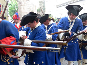 Girona resisteix! Jornades de recreaci&oacute; hist&ograve;rica de la Guerra de Successi&oacute;. Combat als carrers Bellmirall - Alemanys