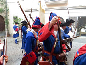 Girona resisteix! Jornades de recreaci&oacute; hist&ograve;rica de la Guerra de Successi&oacute;. Combat als carrers Bellmirall - Alemanys