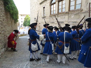 Girona resisteix! Jornades de recreaci&oacute; hist&ograve;rica de la Guerra de Successi&oacute;. Combat als carrers Bellmirall - Alemanys