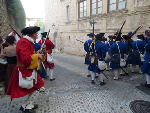 Girona resisteix! Jornades de recreaci&oacute; hist&ograve;rica de la Guerra de Successi&oacute;. Combat als carrers Bellmirall - Alemanys