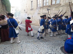 Girona resisteix! Jornades de recreaci&oacute; hist&ograve;rica de la Guerra de Successi&oacute;. Combat als carrers Bellmirall - Alemanys