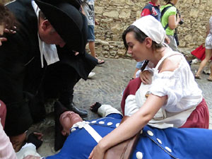 Girona resisteix! Jornades de recreaci&oacute; hist&ograve;rica de la Guerra de Successi&oacute;. Combat als carrers Bellmirall - Alemanys