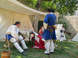 Girona resisteix! Jornades de recreaci&oacute; hist&ograve;rica de la Guerra de Successi&oacute;. El campament borb&ograve;nic