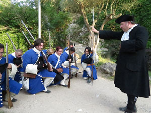 Girona resisteix! Jornades de recreaci&oacute; hist&ograve;rica de la Guerra de Successi&oacute;. Combat a la bretxa de la muralla