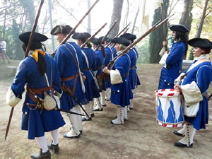 Girona resisteix! Jornades de recreaci&oacute; hist&ograve;rica de la Guerra de Successi&oacute;. Combat a la bretxa de la muralla