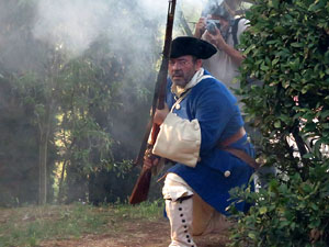Girona resisteix! Jornades de recreaci&oacute; hist&ograve;rica de la Guerra de Successi&oacute;. Combat a la bretxa de la muralla