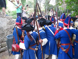 Girona resisteix! Jornades de recreaci&oacute; hist&ograve;rica de la Guerra de Successi&oacute;. Combat a la Torre Gironella