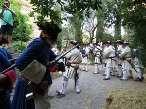 Girona resisteix! Jornades de recreaci&oacute; hist&ograve;rica de la Guerra de Successi&oacute;. Combat a la Torre Gironella