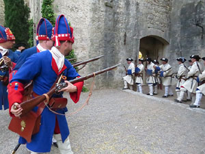 Girona resisteix! Jornades de recreaci&oacute; hist&ograve;rica de la Guerra de Successi&oacute;. Combat a la Torre Gironella