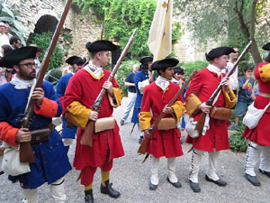 Girona resisteix! Jornades de recreaci&oacute; hist&ograve;rica de la Guerra de Successi&oacute;. Combat a la Torre Gironella