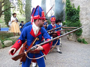 Girona resisteix! Jornades de recreaci&oacute; hist&ograve;rica de la Guerra de Successi&oacute;. Combat a la Torre Gironella