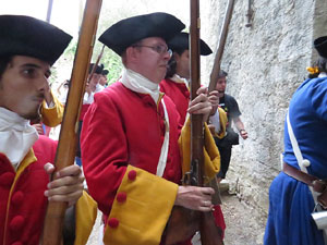 Girona resisteix! Jornades de recreaci&oacute; hist&ograve;rica de la Guerra de Successi&oacute;. Combat a la Torre Gironella