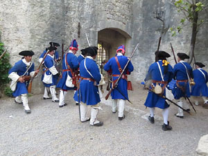 Girona resisteix! Jornades de recreaci&oacute; hist&ograve;rica de la Guerra de Successi&oacute;. Combat a la Torre Gironella