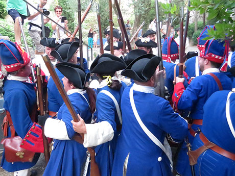 Girona resisteix! Jornades de recreaci&oacute; hist&ograve;rica de la Guerra de Successi&oacute;. Combat a la Torre Gironella