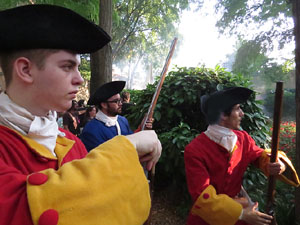 Girona resisteix! Jornades de recreaci&oacute; hist&ograve;rica de la Guerra de Successi&oacute;. Combat als Jardins dels Alemanys