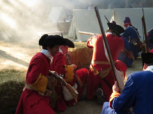 Girona resisteix! Jornades de recreaci&oacute; hist&ograve;rica de la Guerra de Successi&oacute;. Combat als Jardins dels Alemanys