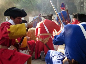 Girona resisteix! Jornades de recreaci&oacute; hist&ograve;rica de la Guerra de Successi&oacute;. Combat als Jardins dels Alemanys