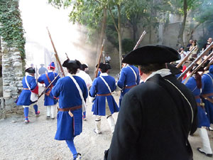 Girona resisteix! Jornades de recreaci&oacute; hist&ograve;rica de la Guerra de Successi&oacute;. Combat als Jardins dels Alemanys
