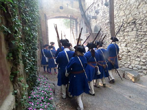 Girona resisteix! Jornades de recreaci&oacute; hist&ograve;rica de la Guerra de Successi&oacute;. Combat als Jardins dels Alemanys