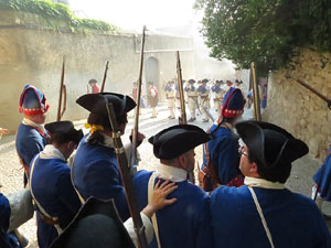 Girona resisteix! Jornades de recreaci&oacute; hist&ograve;rica de la Guerra de Successi&oacute;. Combat als Jardins dels Alemanys