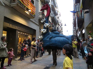 Sant Jordi 2015. Cercavila amb el Beatusaure