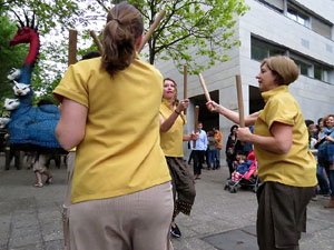 Sant Jordi 2015. Cercavila amb el Beatusaure