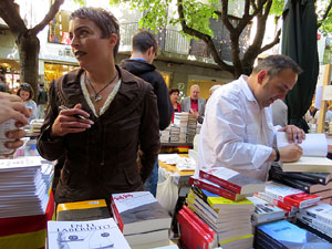 Sant Jordi 2015 a la Llibreria Geli. Signatures de llibres