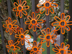 Temps de Flors 2015. Capella de Sant Crist&ograve;fol i Jardins de la Francesa