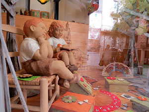 Temps de Flors 2015. Carrer de la For&ccedil;a. Patis, espais, carrerons