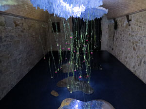 Temps de Flors 2015. Carrer de la For&ccedil;a. Patis, espais, carrerons