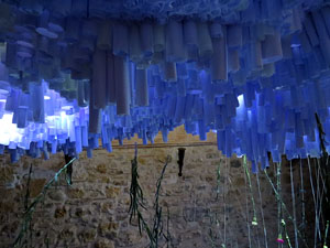 Temps de Flors 2015. Carrer de la For&ccedil;a. Patis, espais, carrerons